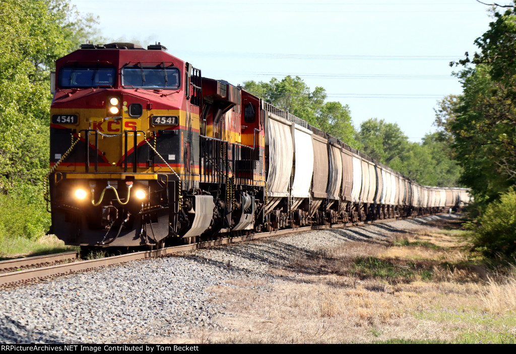 Rolling north at the end of town